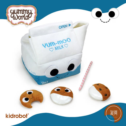 美味世界毛绒抱枕 牛奶曲奇Yummy World Milk & Cookies 商品图9