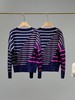 点此购买 香奈儿女款条纹撞色羊毛针织衫 十一162644 商品缩略图9