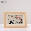 蜀锦小座屏画框-红梅双熊 商品缩略图1
