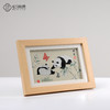 蜀锦小座屏画框-双熊戏蝶 商品缩略图1