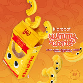 Kidrobot 美味世界 毛绒抱枕 起司通心面 Yummy World Matty Mac & Cheese