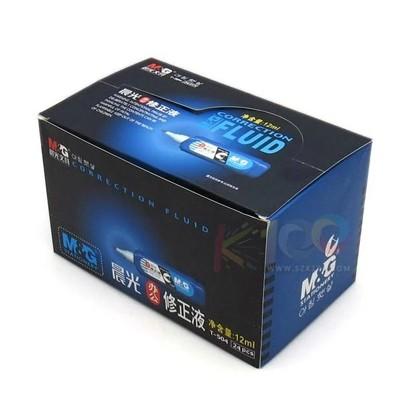 晨光涂改液 T-504修正液 12ML铁嘴涂改液 改正液学生文具办公用品24支/盒 商品图5