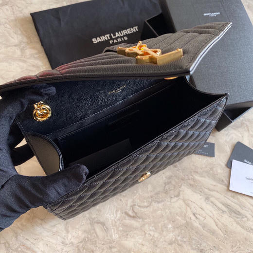 秋冬特价💰1250 原单YSL圣罗兰新款392739经典菱格邮差包，翻盖手袋 商品图8