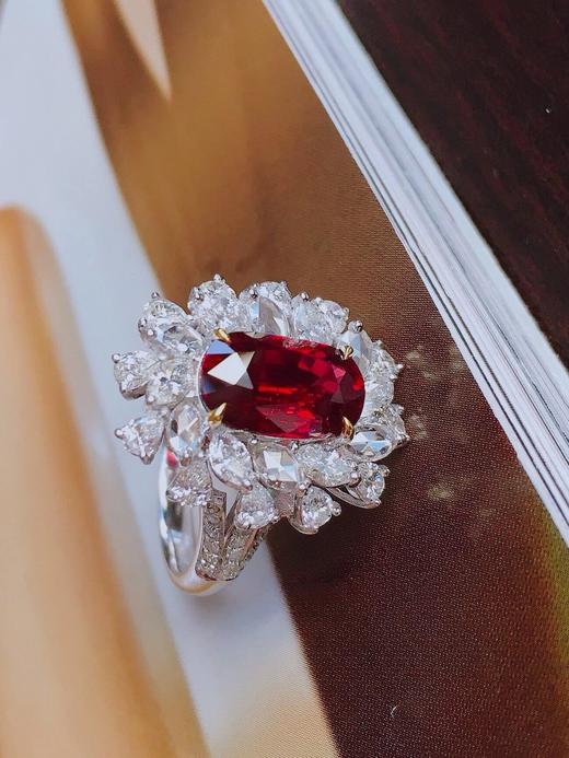 【无烧鸽血红红宝石戒指】 特秒-n-grs,pigeon blood无烧鸽血红红宝石