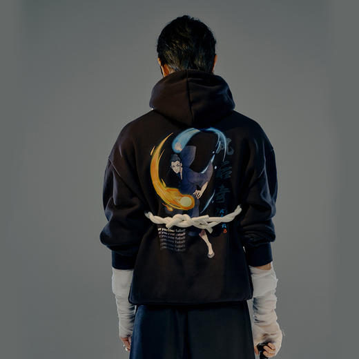 【新品上市】GXG X 一人之下 王也连帽卫衣 时尚联名系列  腾讯动漫官方 商品图1