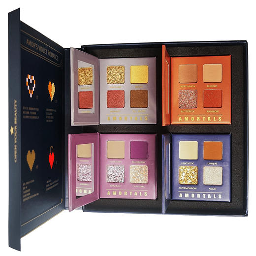 AMORTALS尔木萄浪漫16色眼影盘套盒 商品图0