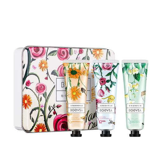 柏卡姿手部护理套装，好配方，好花材，滋养双手，洋甘菊保湿维护+茉莉紧致嫩肤+玫瑰养肤补水三种香型组合 商品图5