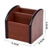 汇星时尚木质多功能笔筒遥控器办公收纳笔座化妆品收纳盒 商品缩略图0