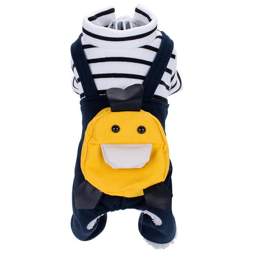 秋冬保暖宠物衣服条纹小黄鸭款 商品图1