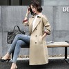 WZNH-JMLS9A07新款时尚洋气双排扣中长款风衣外套 商品缩略图2