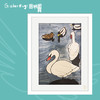 装饰画《鹅鹅鹅》 金羽翼残障小艺术家手绘作品 复制画/原画 商品缩略图0