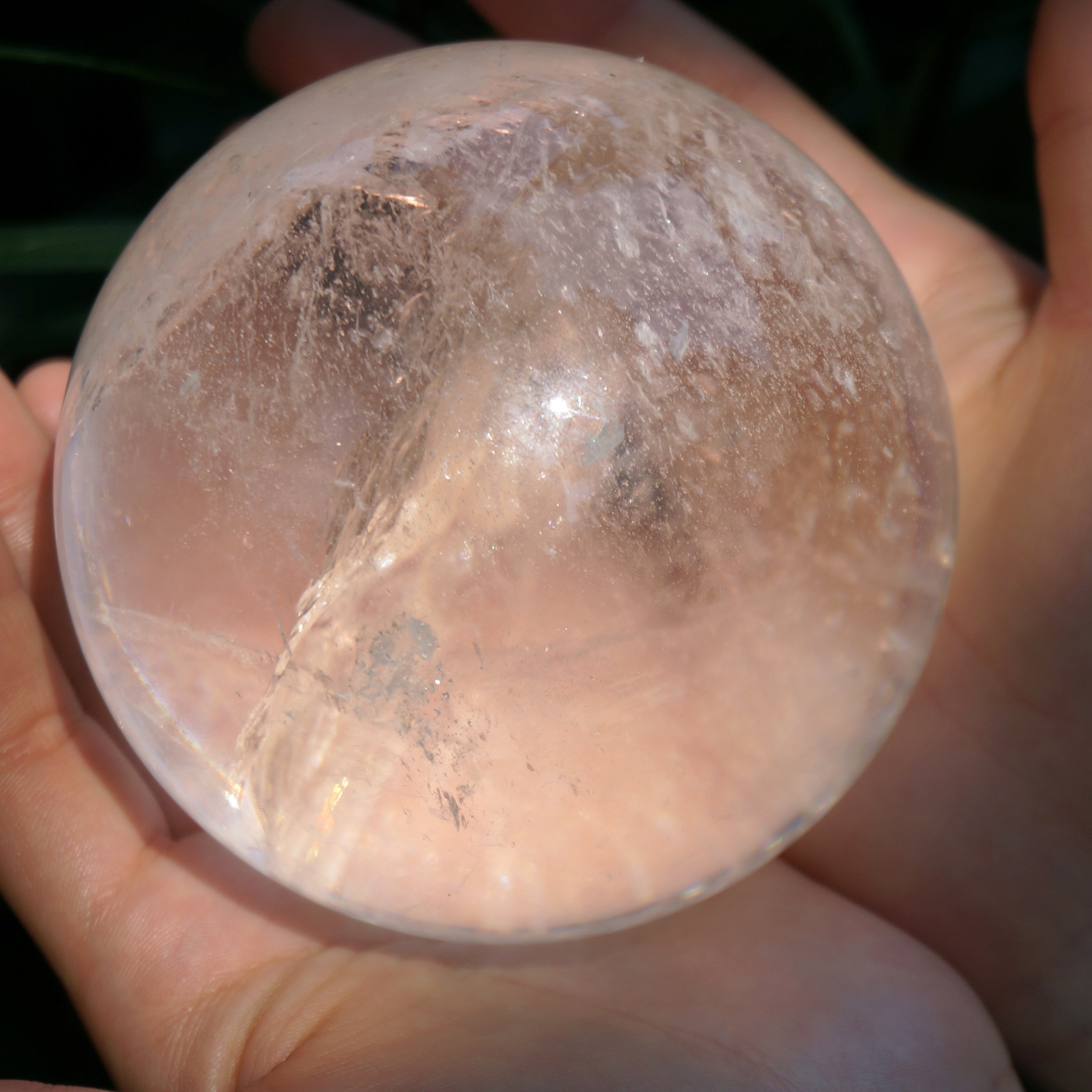 白水晶球驱邪保平安