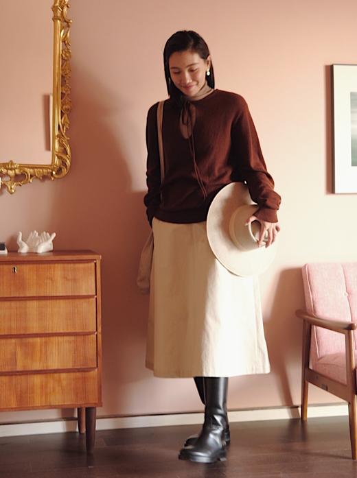 V-neck cashmere sweater 商品图0