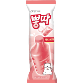 宾格瑞 蹦跶红桃棒棒冰130ml 빙그레 뽕따레드피치130ml