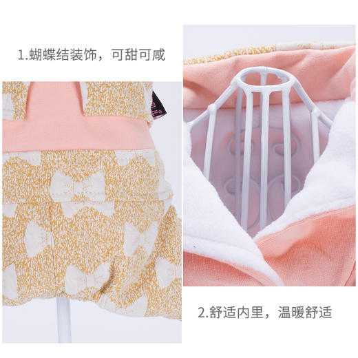 秋冬保暖可爱宠物衣服夹棉外套款 商品图3