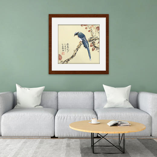 装饰画《秋意无声》 金羽翼残障小艺术家手绘作品 复制画/原画 商品图1