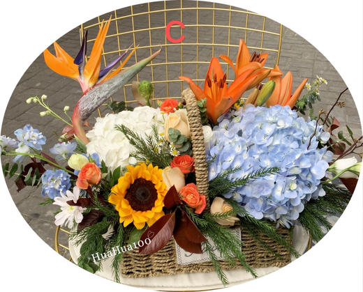 《秋意浓》丨金色森系花束花篮前台花（提前2天预定）6款入 商品图6