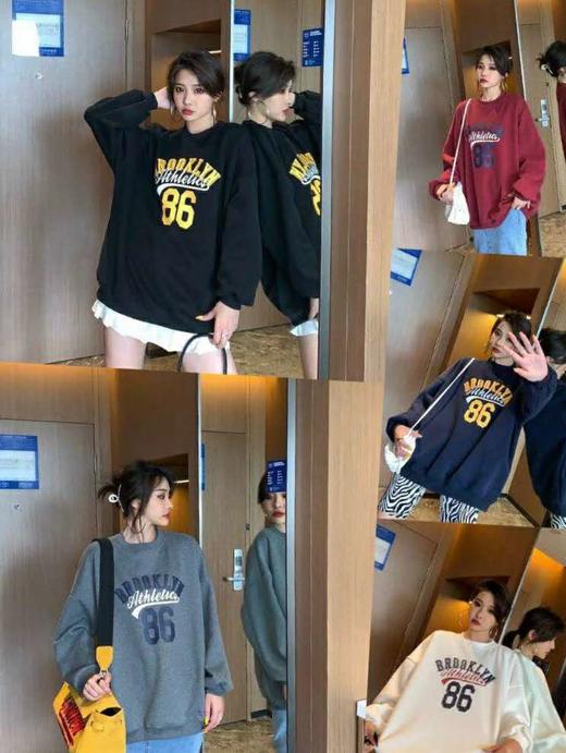 贴布加绒卫衣 商品图0