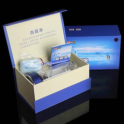 南极冰双层水晶茶杯男女士隔热水杯便携过滤网带盖