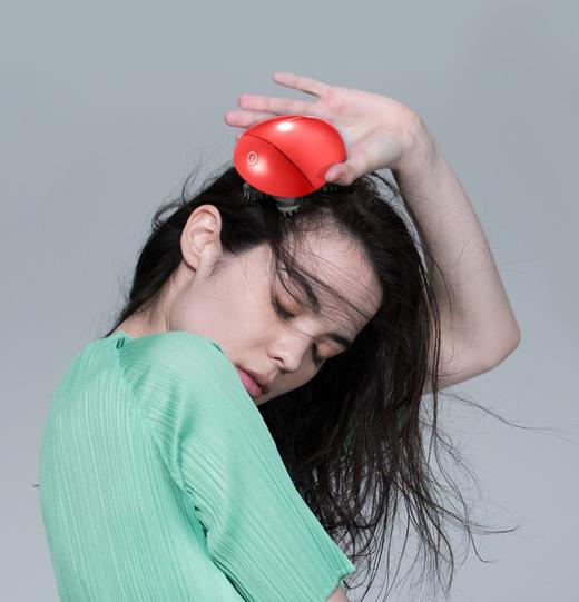 倍轻松（breo）头部按摩器Scalp Mini头皮按摩器按摩仪龙爪手按摩爪 红色 商品图0