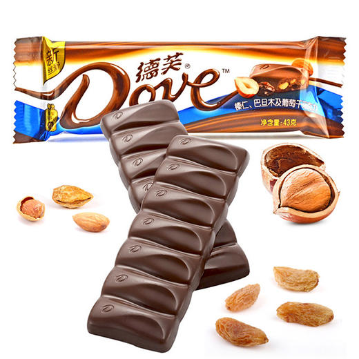 【BN】德芙榛仁巴旦木葡萄巧克力  43g 商品图1