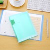 汇锦雅丽A5资料册A5透明文件夹插页多层资料册加厚试卷夹资料夹钢琴谱夹票据收纳包40页60页混色 商品缩略图2