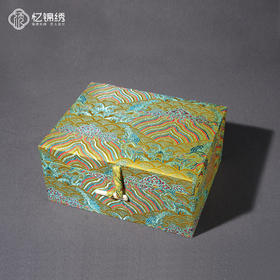 织锦锦盒-摇盖式