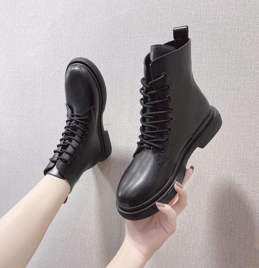 9 工厂优选靴子 秋冬爆款时尚厚底低筒圆头靴子 ninmengnm568 ou yf