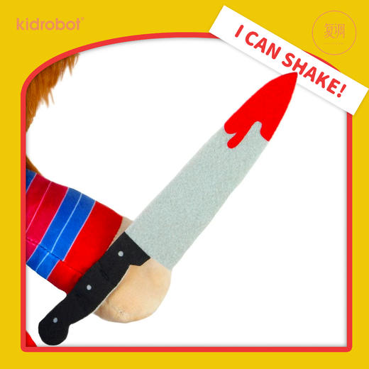 Kidrobot 鬼娃回魂 恰奇 Chucky 抱枕 毛绒 玩具 摆件 商品图6