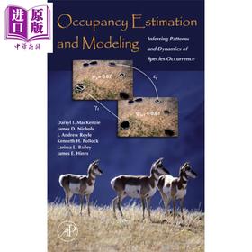 【中商原版】Occupancy Estimation and Modeling 英文原版 占用率估算以及建模 第1版 Darryl MacKenzie