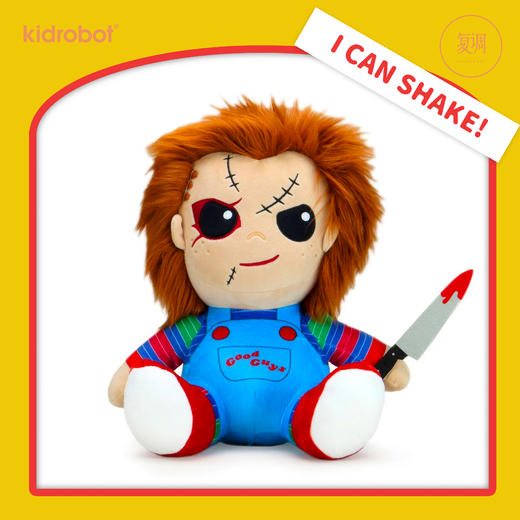 Kidrobot 鬼娃回魂 恰奇 Chucky 抱枕 毛绒 玩具 摆件 商品图1