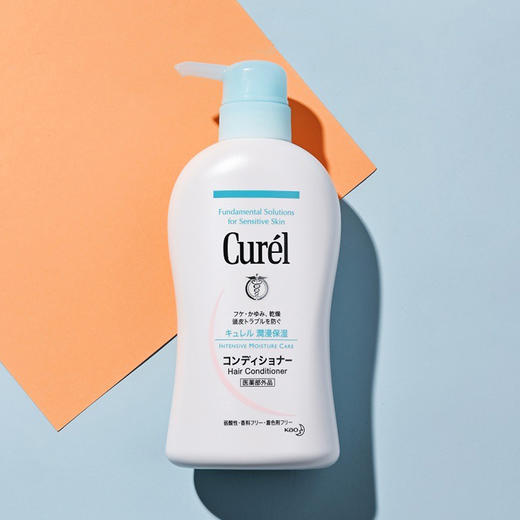 日本 Curel珂润 润浸保湿洗发水+护发素套装 420ml+420ml 商品图1
