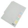 远生US-E356透明三层文件保护套A4资料套 多页夹 文件套透明白色 商品缩略图0