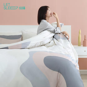 绘睡60支磨毛温感四件套