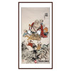 杨西沐《和气生财》68*138cm 人物竖幅作品 茶室/客厅挂画 商品缩略图0