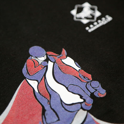 天星黑色圆领套头卫衣 商品图2