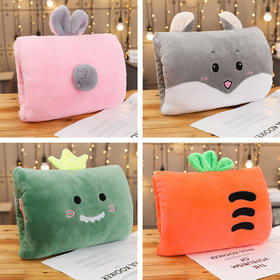 恐龙玩偶暖手抱枕插手捂毛绒玩具娃娃女生婚庆抛洒娃娃机公仔    