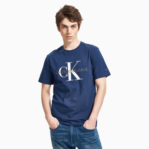 ck jeans2020秋冬新款男裝全棉經典logo時尚潮流短袖t恤j312206 - 尚