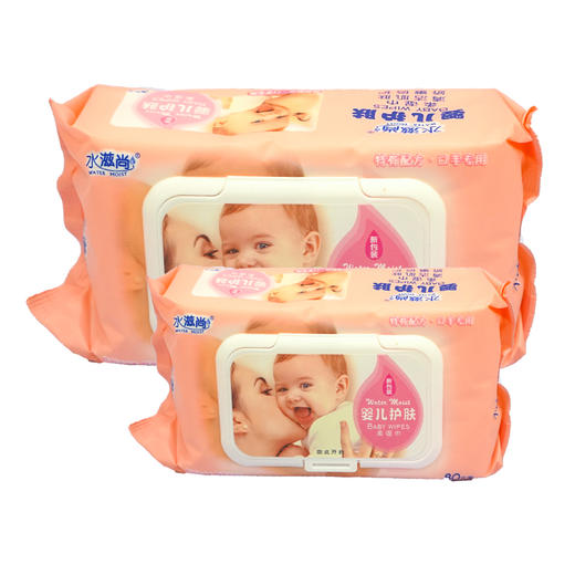 水滋尚婴儿护肤柔湿巾【YE-206/80片】 商品图0