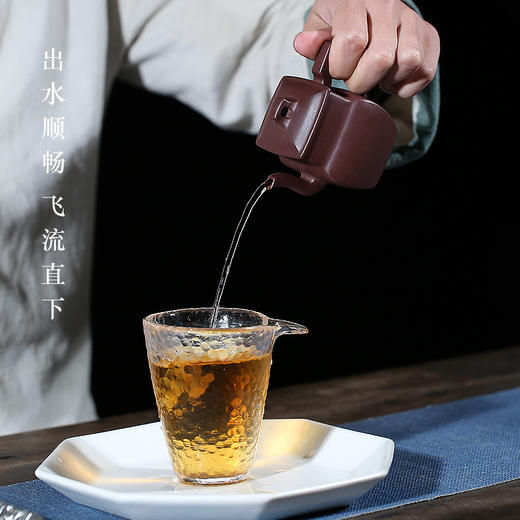 宜兴紫砂壶全手工泡茶壶方器名家茶具紫泥缶如壶 商品图2