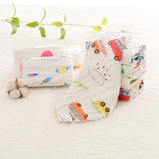 爱婴情浓水洗纱布印花大方巾（2条） 商品图2