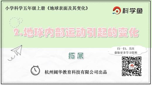 5.3.2《地球内部运动引起的变化》拓展延伸课程 商品图0