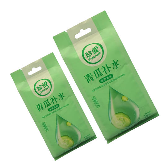 珍爱青瓜补水独立湿巾 【10片】 商品图0
