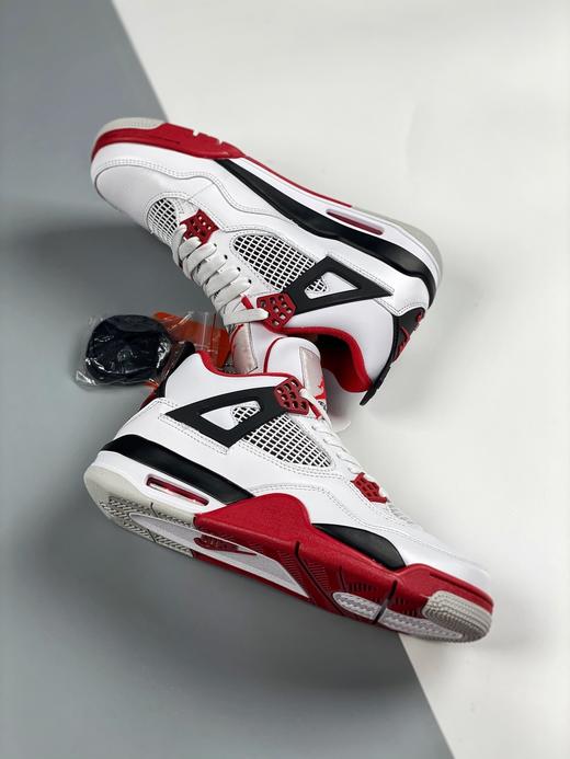 男女鞋 air jordan 4 "fire red" 火焰红 元年 篮球鞋 aj4