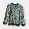 男童V领提花毛衫 商品缩略图1