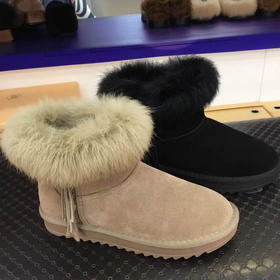 西村名物秋冬新款流苏雪地靴X29DS40421