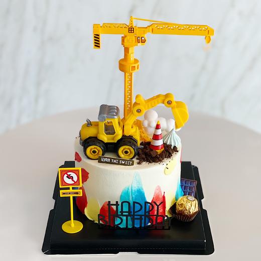 工程车 · 童趣奶油蛋糕 商品图0