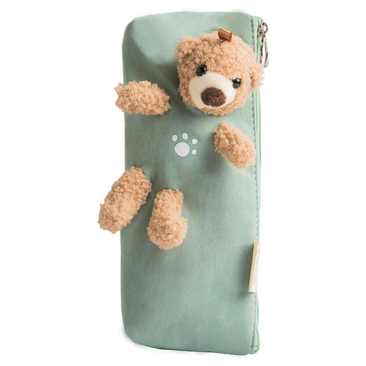 三年二班小熊笔袋女简约文具盒ins可爱少女日系铅笔袋男生大容量