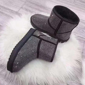 西村名物秋冬新款可爱时尚钻饰雪地靴X29DS40501