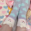 【随机发货】日系tutu地板袜珊瑚绒袜子加厚保暖中筒秋冬季加绒家居睡眠月子袜（5双） 商品缩略图3